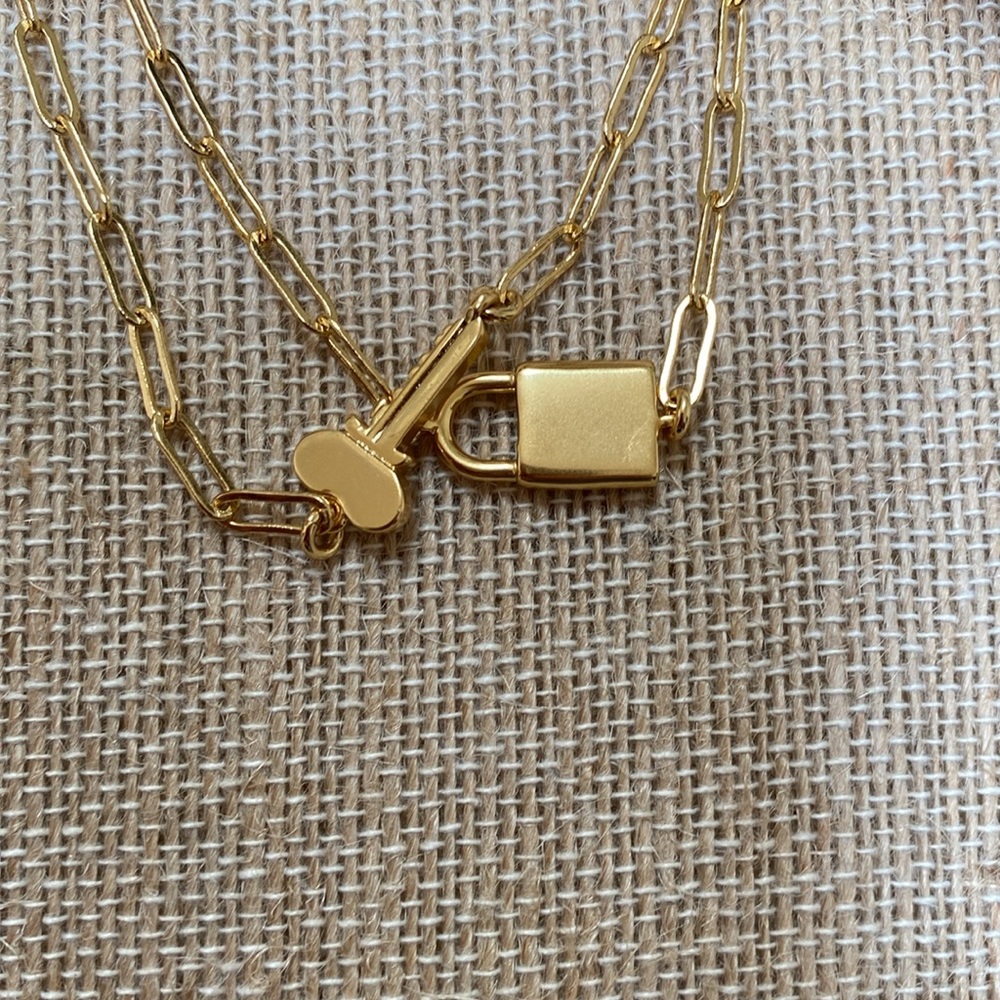 J. Crew bracelet. Lock & Key. NWT - Picture 3 of 3